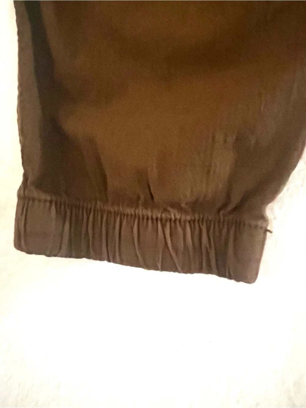 Sonoma women’s Brown Cargo Pants with Drawstring Waist - Picture 9 of 12